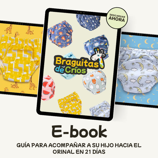 E-book: Guía para acompañar a su hijo hacia el orinal en 21 días